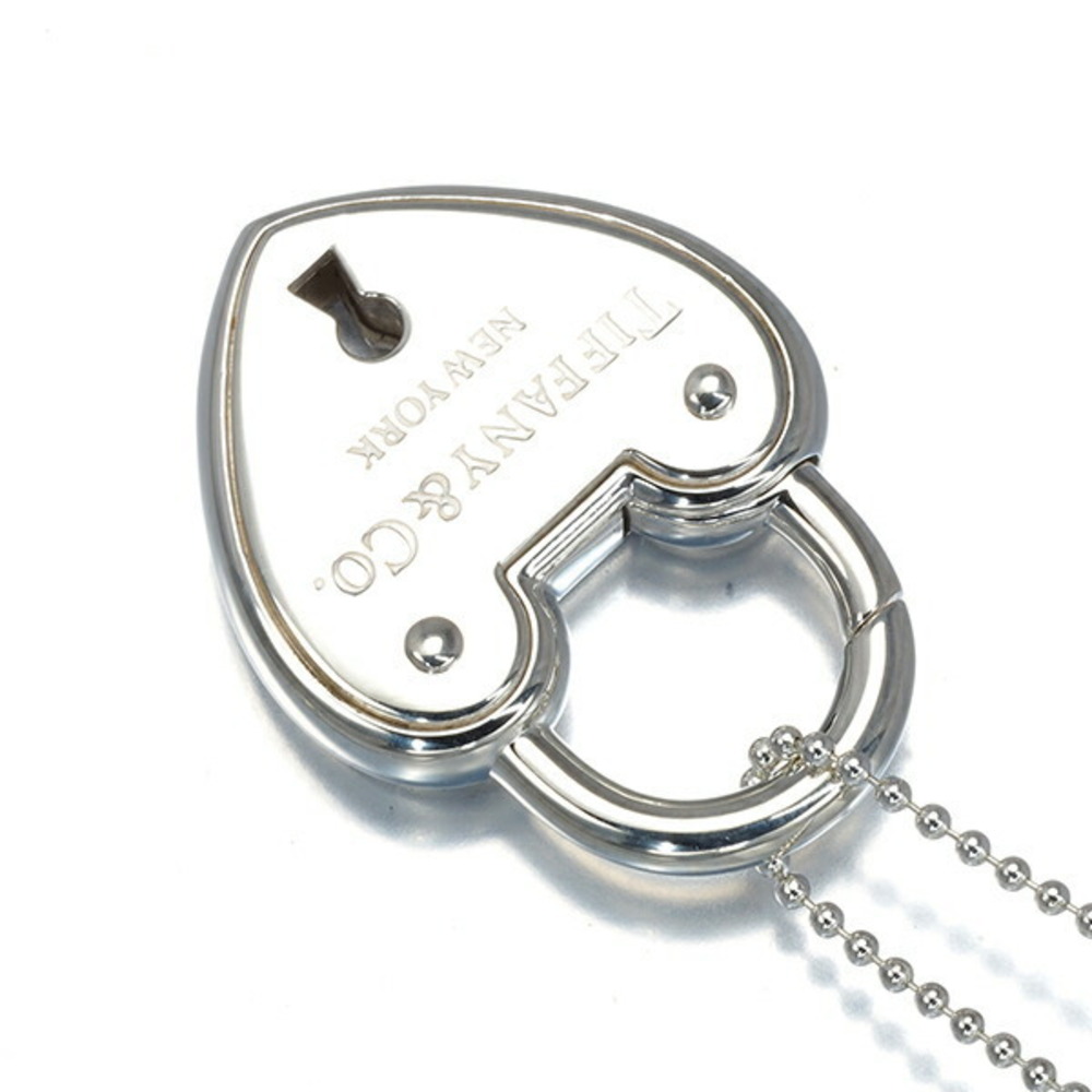 Tiffany Co Heart Lock Sterling Silver Necklace